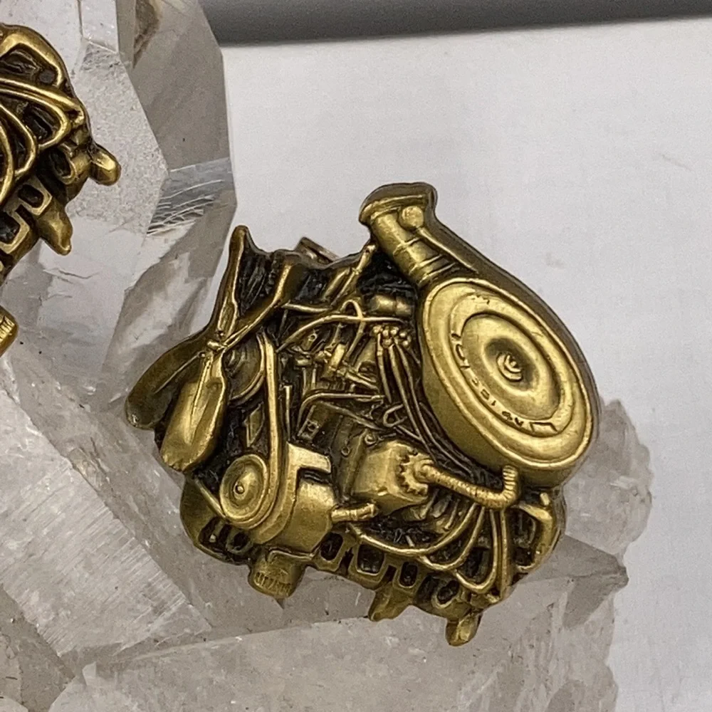Rare Vintage Engine Block Cuff Links